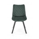 Стул HALMAR K520 темно-зеленый/черный, поворотный